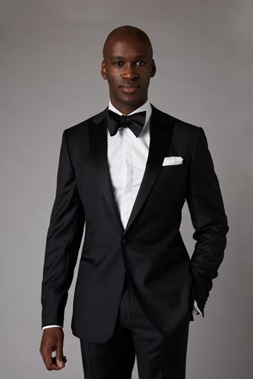 Picture of Black slim fit two-piece tuxedo